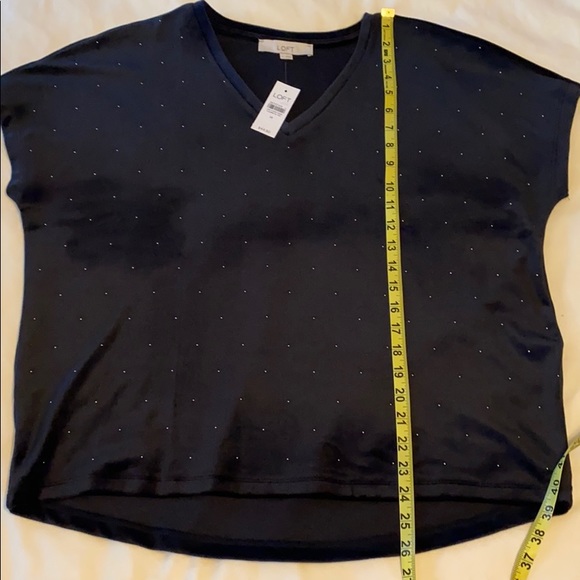 LOFT VELOUR SHORT SLEEVE TOP - Picture 11 of 15